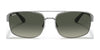 Ray-Ban RB3687 Sunglasses | Size 61 / Black №002/31 / Green (3N 13.2%)