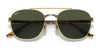 Ray-Ban RB3688 Sunglasses / Arista Gold №001/31 / Green (3N 13.2%) / Size 55