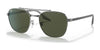 Ray-Ban RB3688 Sunglasses / Gunmetal №004/31 / Green (3N 13.2%) / Size 55