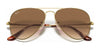 Ray-Ban AVIATOR METAL II RB3689 Sunglasses / Arista Gold №914731 / G-15 Green (3N 13.2%) / Size 58