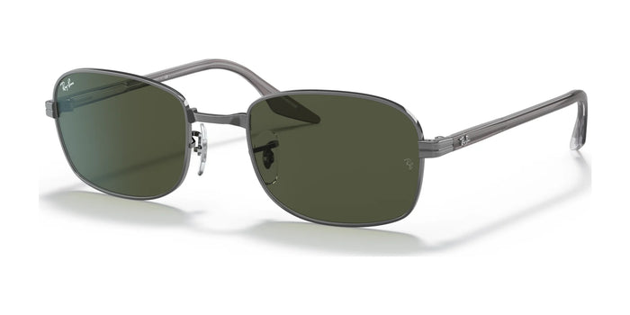 Ray-Ban RB3690 Sunglasses | Size 51 / Gunmetal №004/31 / Green (3N 13.2%)