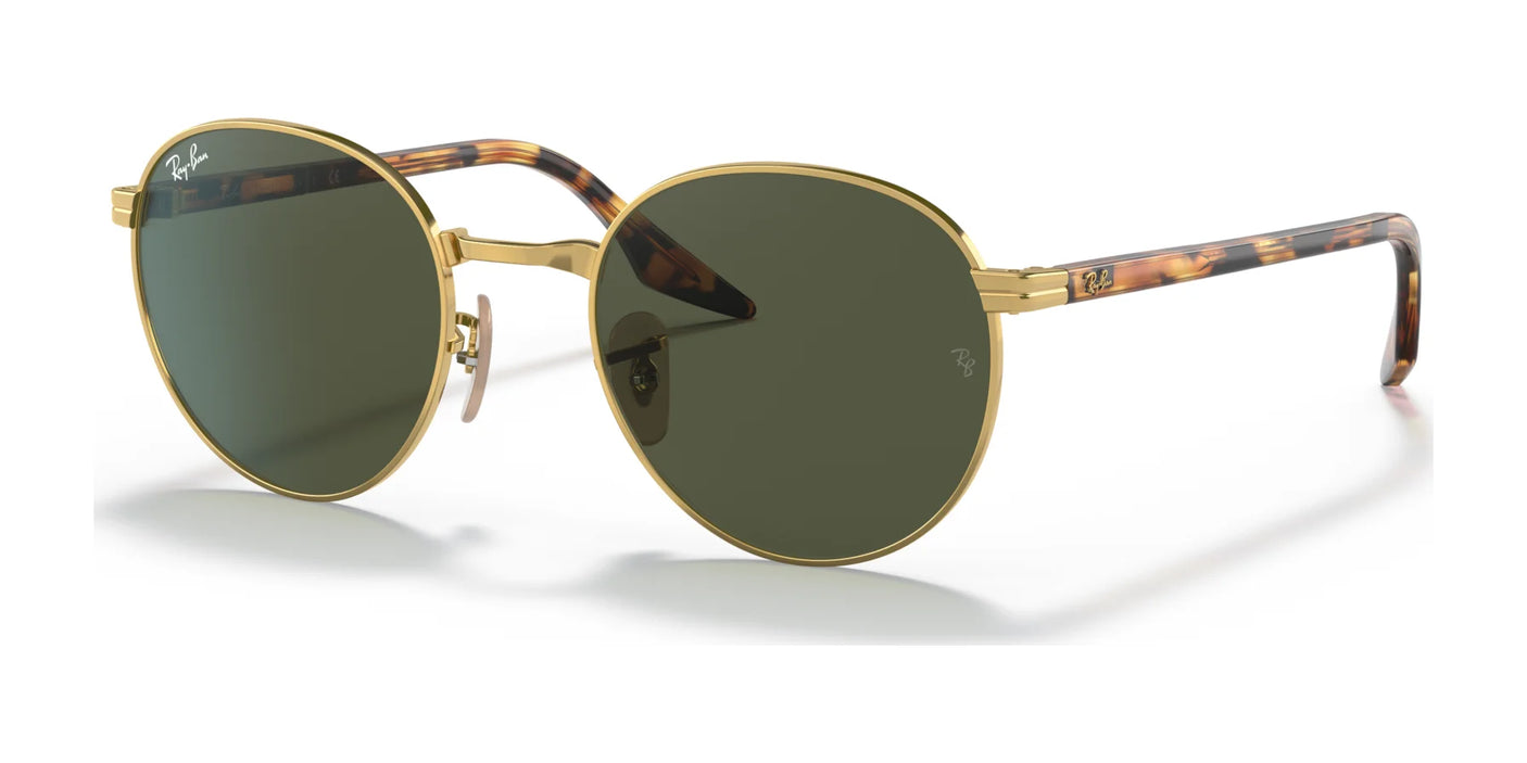 Ray-Ban RB3691 Sunglasses Arista Gold / Green