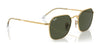 Ray-Ban JIM RB3694 Sunglasses / Arista Gold №001/31 / Green (3N 13.2%) / Size 53