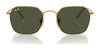 Ray-Ban JIM RB3694 Sunglasses / Arista Gold №001/31 / Green (3N 13.2%) / Size 53