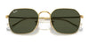 Ray-Ban JIM RB3694 Sunglasses / Arista Gold №001/31 / Green (3N 13.2%) / Size 53