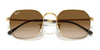 Ray-Ban JIM RB3694 Sunglasses / Arista Gold №001/31 / Green (3N 13.2%) / Size 53