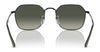 Ray-Ban JIM RB3694 Sunglasses / Arista Gold №001/31 / Green (3N 13.2%) / Size 53