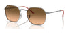 Ray-Ban JIM RB3694 Sunglasses / Silver №003/3B / Pink/Black (2N 27.6%) / Size 55