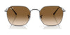 Ray-Ban JIM RB3694 Sunglasses / Arista Gold №001/31 / Green (3N 13.2%) / Size 53