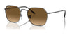 Ray-Ban JIM RB3694 Sunglasses / Gunmetal №004/M2 / Brown (Polarized) (3P 15%) / Size 55