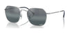 Ray-Ban JIM RB3694 Sunglasses / Silver №9242G6 / Silver/Blue (Polarized) (2P 20.3%) / Size 53