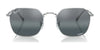 Ray-Ban JIM RB3694 Sunglasses / Arista Gold №001/31 / Green (3N 13.2%) / Size 53