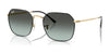 Ray-Ban JIM RB3694 Sunglasses / Black On Arista №9271GK / Blue Vintage Gradient Black (3N 13.8%) / Size 53