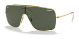 Ray-Ban WINGS II RB3697 Sunglasses Arista Gold / Dark Green