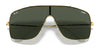 Ray-Ban WINGS II RB3697 Sunglasses | Size 135 / Arista Gold №905071 / Dark Green (3N 14.0%)