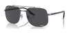 Ray-Ban RB3699 Sunglasses / Gunmetal №004/K8 / Dark Grey (Polarized) (3P 10.3%) / Size 56