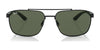 Ray-Ban RB3701 Sunglasses | Size 59 / Black №002/71 / Dark Green (3N 12.9%)