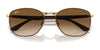 Ray-Ban RB3702 Sunglasses | Size 57 / Brown On Gold №900951 / Brown (2N 30.5%)