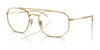 Ray-Ban RB3707 Eyeglasses / Arista Gold №001/GG / Clear/Blue (Photochromic) (3F 16.3%) / Size 54