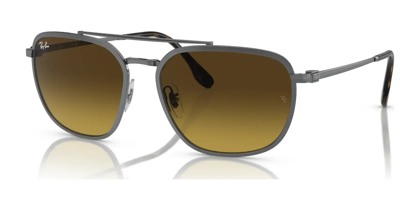 Ray-Ban RB3708 Sunglasses Gunmetal / Brown