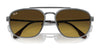 Ray-Ban RB3708 Sunglasses | Size 59 / Gunmetal №916785 / Brown (3N 15.7%)