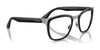 Ray-Ban CLYDE RB3709 Eyeglasses | Size 53 / Black On Silver №003/M1 / Clear/Green (Photochromic) (3F 16.6%)