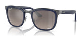 Ray-Ban CLYDE RB3709 Sunglasses Blue On Gunmetal / Silver (Polarized)