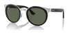 Ray-Ban BONNIE RB3710 Sunglasses | Size 50 / Black On Silver №003/71 / Dark Green (3N 12.9%)
