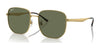 Ray-Ban RB3713D Sunglasses | Size 57 / Arista Gold №001/9A / Dark Green (Polarized) (3P 16%)