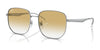 Ray-Ban RB3713D Sunglasses | Size 57 / Silver №003/2Q / Yellow (1N 66.7%)