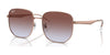 Ray-Ban RB3713D Sunglasses | Size 57 / Rose Gold №9202I8 / Violet (2N 27%)