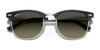 Ray-Ban CLUBMASTER METAL RB3716 Sunglasses | Size 51 / Black №186/R5 / Blue (3N 11.20%)