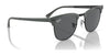 Ray-Ban CLUBMASTER METAL RB3716 Sunglasses | Size 51 / Black №186/R5 / Blue (3N 11.20%)
