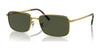 Ray-Ban RB3717 Sunglasses / Gold №919631 / Green (3N 13.2%) / Size 57