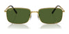 Ray-Ban RB3717 Sunglasses / Gold №9196S2 / Blue (Polarized) (2P 22.1%) / Size 57