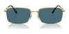 Ray-Ban RB3717 Sunglasses / Gold №9196S2 / Blue (Polarized) (2P 22.1%) / Size 57