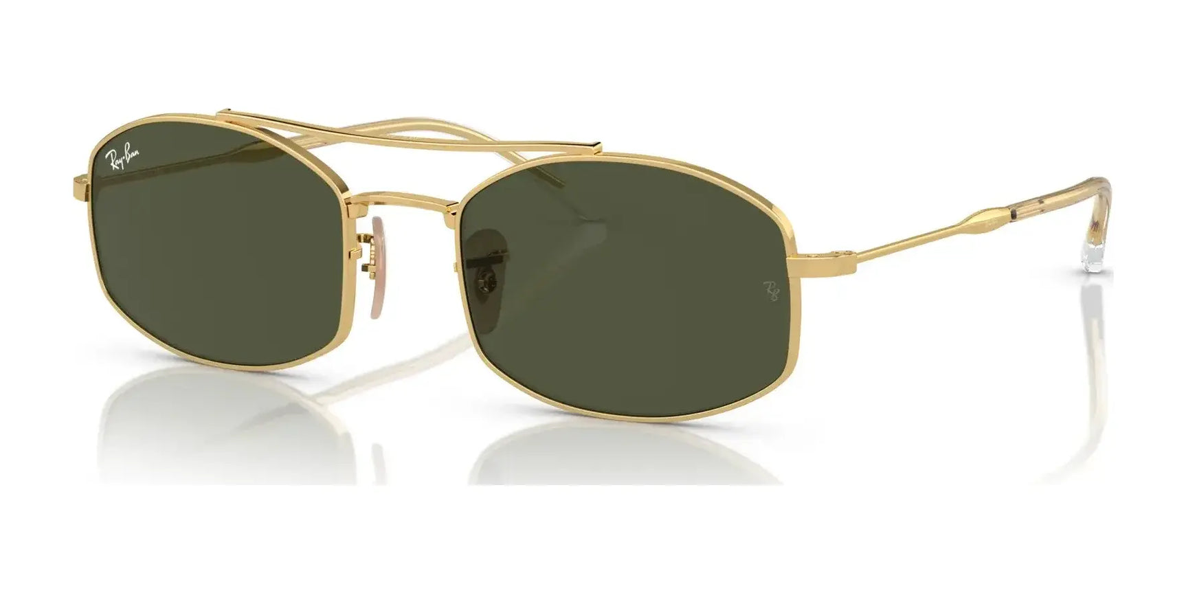 Ray-Ban RB3719 Sunglasses Arista Gold / G-15 Green