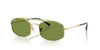 Ray-Ban RB3719 Sunglasses / Arista Gold №001/4E / Green (2N 29.0%) / Size 54