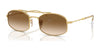 Ray-Ban RB3719 Sunglasses / Arista Gold №001/51 / Light Brown (2N 30.5%) / Size 51