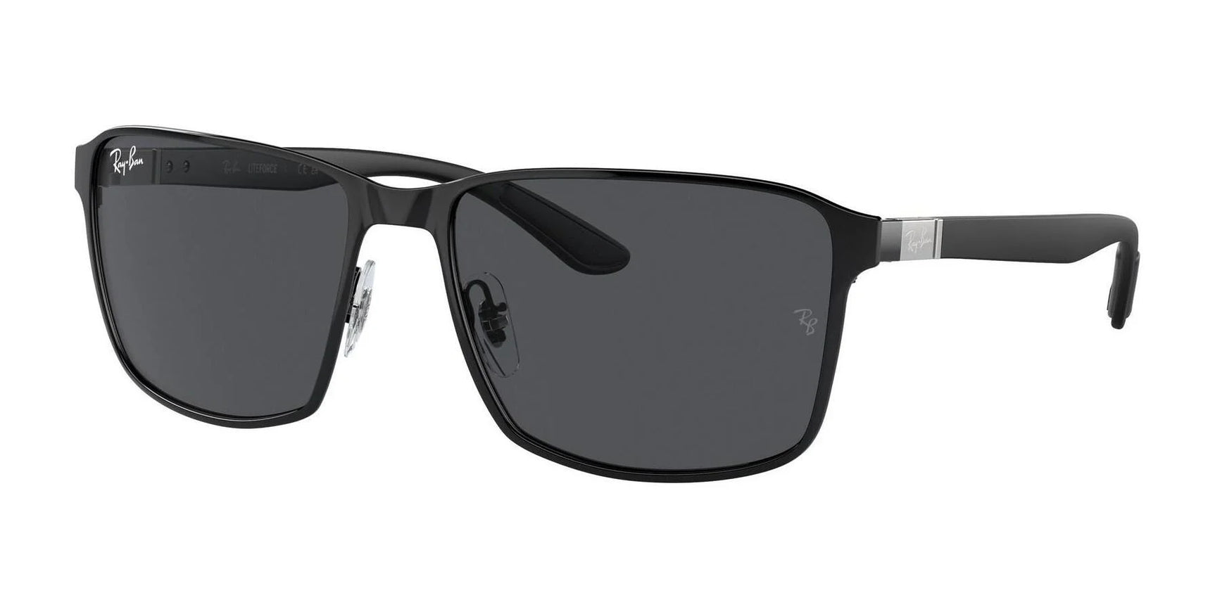 Ray-Ban RB3721 Sunglasses Black On Black / Dark Grey