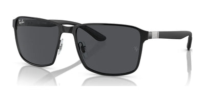 Ray-Ban RB3721 Sunglasses Black On Black / Dark Grey