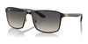 Ray-Ban RB3721 Sunglasses | Size 59 / Black On Gold №187/11 / Grey (2N 22.8%)