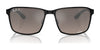 Ray-Ban RB3721CH Sunglasses | Size 59 / Black On Black №186/5J / Grey (Polarized) (3P 16%)