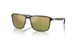 Ray-Ban RB3721CH Sunglasses Brown On Gunmetal / Green / Gold (Polarized)