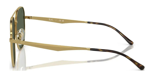 Ray-Ban RB3724D Sunglasses / Size 59 / Arista Gold №001/71 / Dark Green (3N 12.9%)