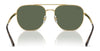 Ray-Ban RB3724D Sunglasses | Size 59 / Arista Gold №001/71 / Dark Green (3N 12.9%)