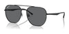 Ray-Ban RB3724D Sunglasses | Size 59 / Black №002/81 / Dark Grey (Polarized) (3P 11.6%)