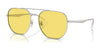 Ray-Ban RB3724D Sunglasses | Size 59 / Silver №003/85 / Yellow (0N 82.7%)