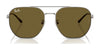Ray-Ban RB3724D Sunglasses | Size 59 / Arista Gold №001/71 / Dark Green (3N 12.9%)