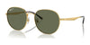 Ray-Ban RB3727D Sunglasses | Size 57 / Arista Gold №001/9A / Dark Green (Polarized) (3P 16%)